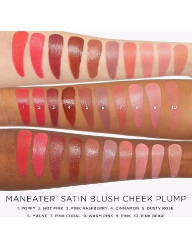 Rubor Satinado Tarte Maneater Beige Rosado 59g
