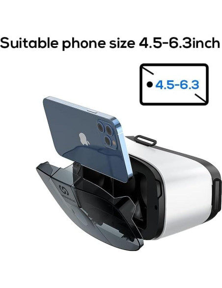 Auriculares VR 3D UMEEUTOO para Smartphone 4.5-6.3" Auriculares VR 3D UMEEUTOO para Smartphone 4.5-6.3"
