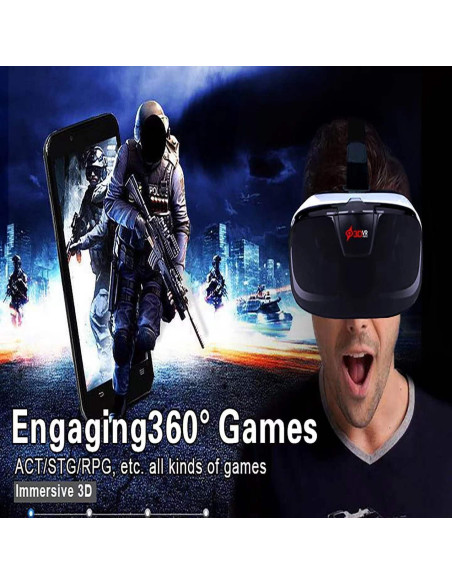 Auriculares VR 3D UMEEUTOO para Smartphone 4.5-6.3" Auriculares VR 3D UMEEUTOO para Smartphone 4.5-6.3"