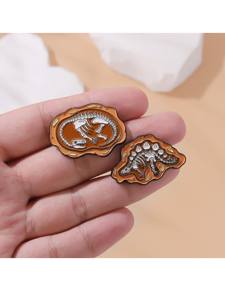 Conjunto de Pines de Solapa ROFARSO Dinosaurios Esmalte 12.5cm Conjunto de Pines de Solapa ROFARSO Dinosaurios Esmalte 12.5cm