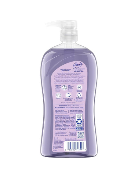 Jabón Corporal Dial 946 ml - Aroma Lavanda y Jazmín Jabón Corporal Dial 946 ml - Aroma Lavanda y Jazmín