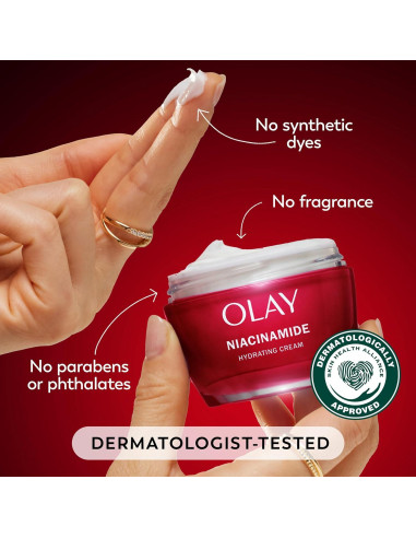 Crema Hidratante Facial Olay Niacinamida 48.19 g - Antiarrugas