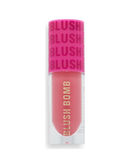 Rubor Líquido Revolution Beauty Blush Bomb Coral Salvaje 4.4 ml
