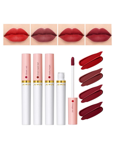 Kit de Labial Líquido Mate Impermeable MEICOLY - 4 Colores Kit de Labial Líquido Mate Impermeable MEICOLY - 4 Colores