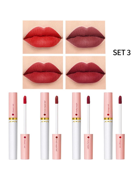Kit de Labial Líquido Mate Impermeable MEICOLY - 4 Colores Kit de Labial Líquido Mate Impermeable MEICOLY - 4 Colores