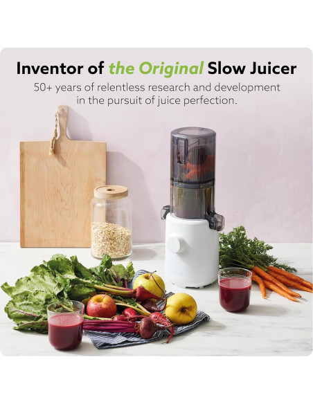 Extractor de Jugo Lento Hurom H310A Lavanda | 220ml | Silencioso Extractor de Jugo Lento Hurom H310A Lavanda | 220ml | Silencioso
