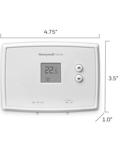 Termostato Digital No Programable Honeywell RTH111B 24V