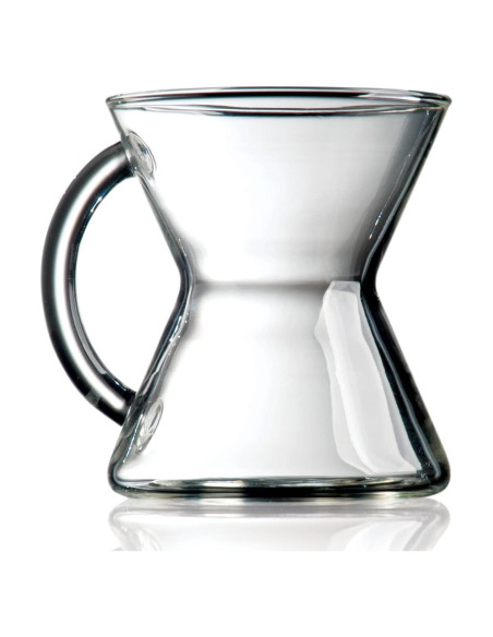 Taza de café de vidrio soplado Chemex 295 ml diseño elegante Taza de café de vidrio soplado Chemex 295 ml diseño elegante