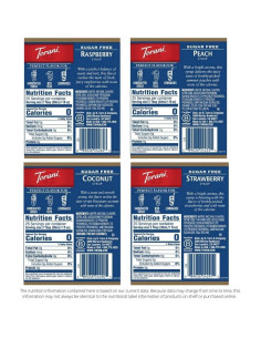 Paquete de Sirope Sin Azúcar Torani - Variedad Soda 4 Sabores 2