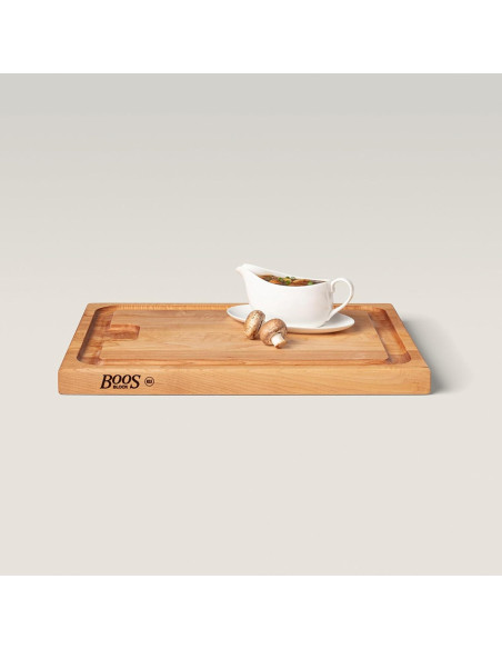 Tabla de Cortar de Madera John Boos Aujus 50.8x38.1 cm Reversible Tabla de Cortar de Madera John Boos Aujus 50.8x38.1 cm Reversible