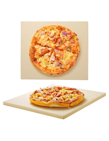 Piedra para Pizza Unicook 33 cm Cuadrada para Horno y Parrilla