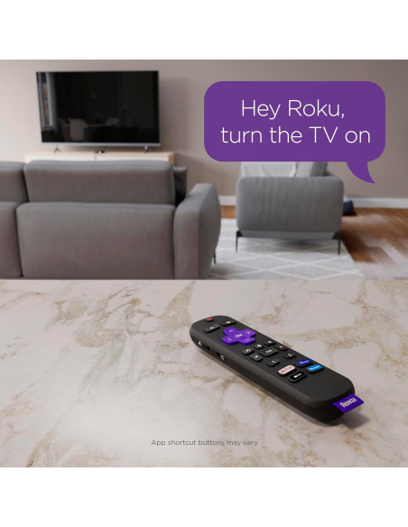 Control Remoto Pro Roku Recargable con Voz Manos Libres Control Remoto Pro Roku Recargable con Voz Manos Libres