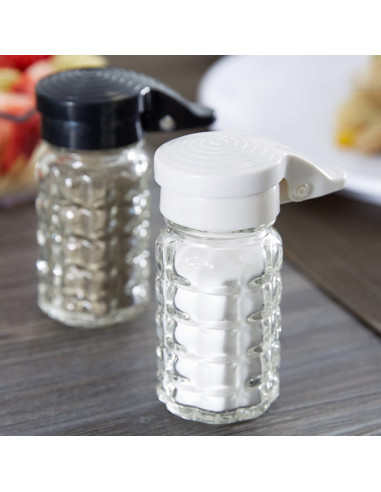 Saleros y Pimenteros Tablecraft 1.5 oz Vidrio a Prueba de Humedad