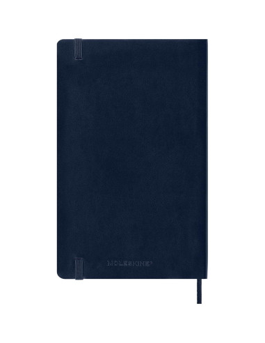 Cuaderno Moleskine Tapa Blanda Grande Punteado Azul Zafiro 192p