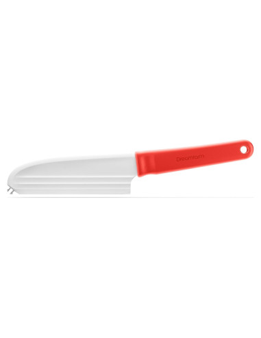 Cuchillo de Queso 3 en 1 Dreamfarm Antiadherente 23 cm Rojo