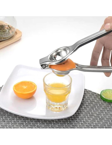 Exprimidor Manual de Acero Inoxidable YIKANGHENG 22.86 cm