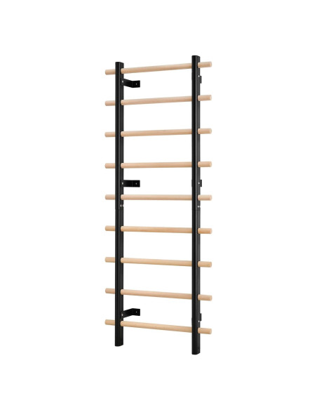 Escalera Sueca VEVOR 9 Niveles 150 kg Madera y Acero Escalera Sueca VEVOR 9 Niveles 150 kg Madera y Acero
