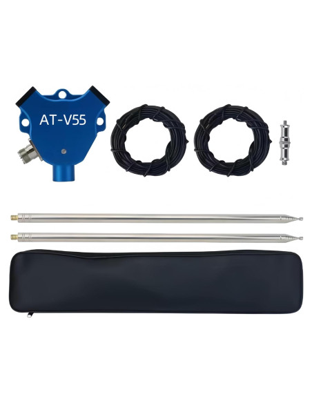 Antena Portátil AnyTone AT-V55 HF/VHF/UHF 400W IP68 Antena Portátil AnyTone AT-V55 HF/VHF/UHF 400W IP68