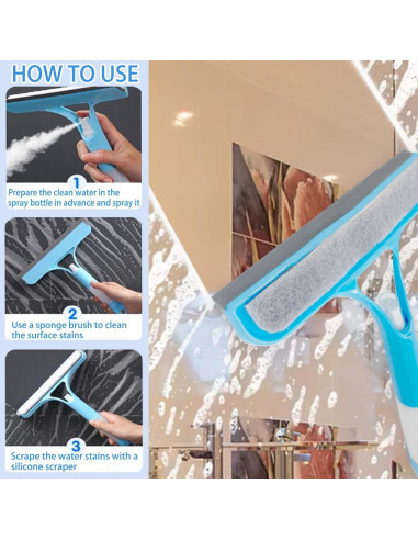 Limpiaparabrisas 3 en 1 PNNZM1651 con Spray y Raspador