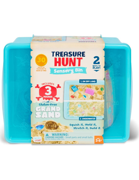 Juego de Búsqueda del Tesoro Chuckle & Roar con Arena Sin Gluten Juego de Búsqueda del Tesoro Chuckle & Roar con Arena Sin Gluten