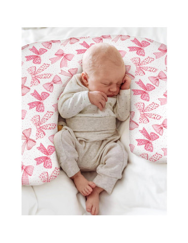 Funda de Almohada de Lactancia Rosa ZoUbqchY 55.88x45.72 cm