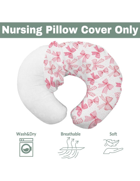 Funda de Almohada de Lactancia Rosa ZoUbqchY 55.88x45.72 cm Funda de Almohada de Lactancia Rosa ZoUbqchY 55.88x45.72 cm
