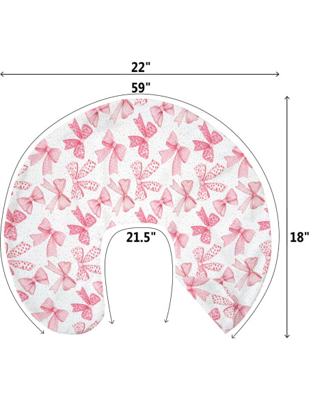 Funda de Almohada de Lactancia Rosa ZoUbqchY 55.88x45.72 cm Funda de Almohada de Lactancia Rosa ZoUbqchY 55.88x45.72 cm