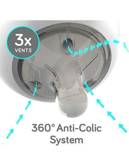 Botellas de Silicona Flexy Nanobebe Anti-Cólico 266 ml - Paquete de 3 Botellas de Silicona Flexy Nanobebe Anti-Cólico 266 ml - Paquete de 3