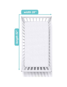 Protector de Colchón Impermeable American Baby 132x71 cm Acolchado 2