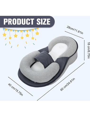 Cojín de Cuna Ergonómico Genérico GGT Ajustable 0.66 kg