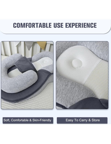 Cojín de Cuna Ergonómico Genérico GGT Ajustable 0.66 kg