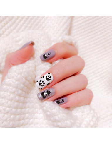 3 Plantillas de Estampado de Uñas de Animales Lindos Beinkmake