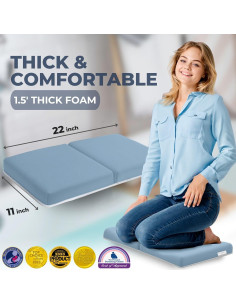 Conjunto Almohadilla Rodillas y Cesta Pañales Toodly Azul/Verde 2