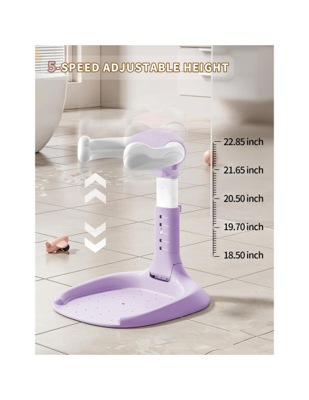 Soporte de Ducha para Bebé Bonbay Ajustable Plegable Antideslizante Soporte de Ducha para Bebé Bonbay Ajustable Plegable Antideslizante