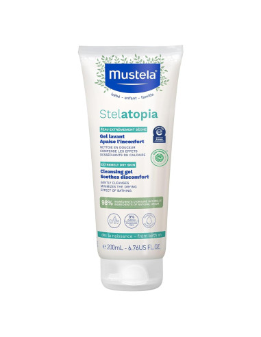 Gel de Limpieza Mustela Stelatopia 200 ml - Sin Fragancia