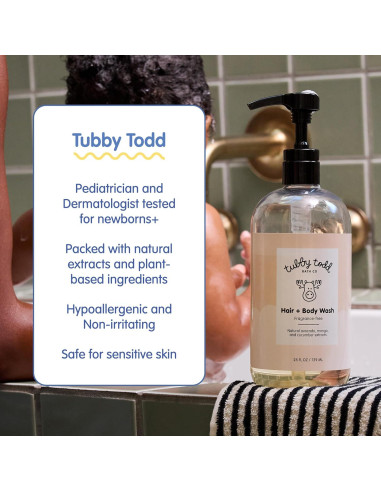 Set Champú y Acondicionador Tubby Todd - Bebés 739ml y 720ml