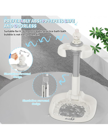 Soporte de Ducha para Bebés Jfxgjuv Ajustable Antideslizante