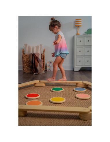 Viga de Equilibrio Avenlur Majesty con Piedras de Paso - 9.53 kg