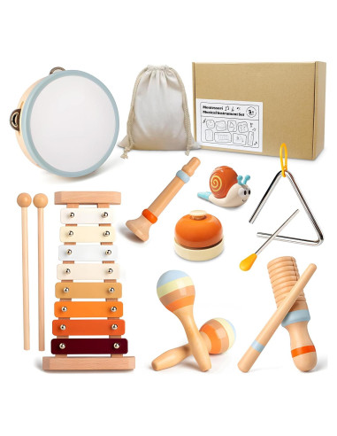 Set Musical Montessori 8-en-1 JOSEN para Niños 3+ con Bolsa