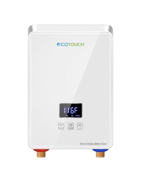 Calentador de Agua Sin Tanque ECOTOUCH 5.5kW 240V Blanco Calentador de Agua Sin Tanque ECOTOUCH 5.5kW 240V Blanco