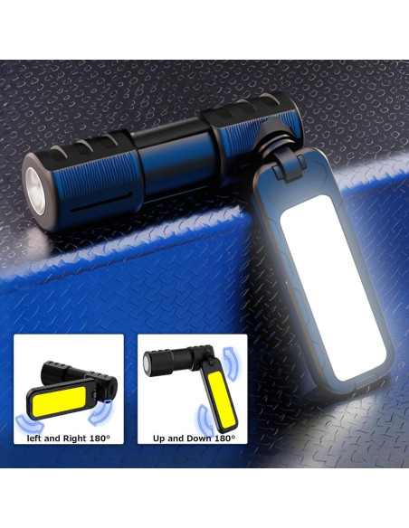 Luz de Trabajo LED Recargable Letour 1500 Lúmenes 2 Pcs Luz de Trabajo LED Recargable Letour 1500 Lúmenes 2 Pcs