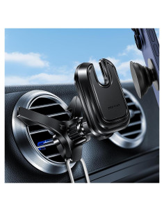 Soporte para Teléfono en Ventilador de Coche Pop-Tech Negro