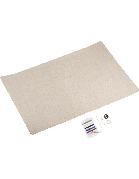 Parche de Reparación Autoadhesivo HARFINGTON 300x200mm Lino Natural Parche de Reparación Autoadhesivo HARFINGTON 300x200mm Lino Natural