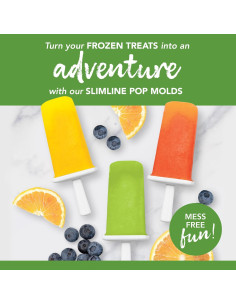 Moldes de Paletas de Silicona Tovolo 6 Cavidades Rojo Manzana 2