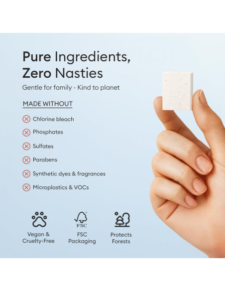 Blocs de Detergente Ecológico Vove para Lavavajillas - 60 Tabletas Blocs de Detergente Ecológico Vove para Lavavajillas - 60 Tabletas