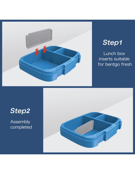 Divisor de Inserción para Caja de Almuerzo Bentgo Fresh - 2 Piezas Divisor de Inserción para Caja de Almuerzo Bentgo Fresh - 2 Piezas