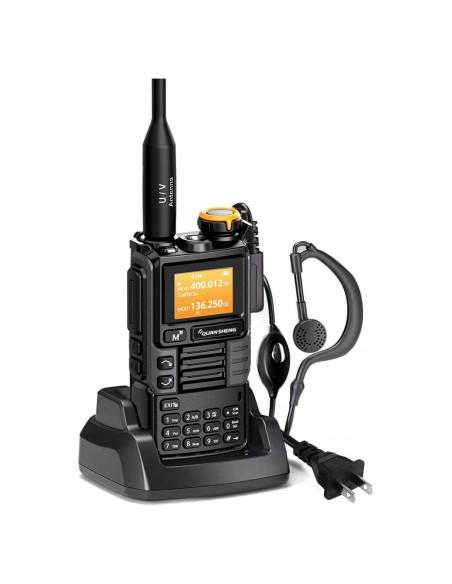 Walkie Talkie QUANSHENG UVK5(99) 200 Canales 20-1000MHz Gris Walkie Talkie QUANSHENG UVK5(99) 200 Canales 20-1000MHz Gris
