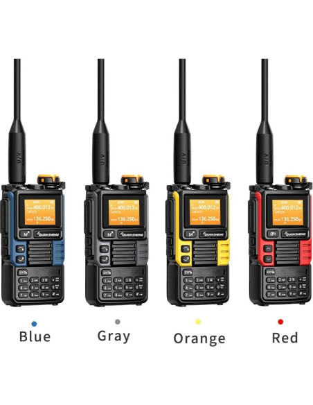 Walkie Talkie QUANSHENG UVK5(99) 200 Canales 20-1000MHz Gris Walkie Talkie QUANSHENG UVK5(99) 200 Canales 20-1000MHz Gris