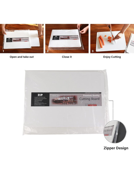 Tablas de Cortar Desechables ZVP 60 Unidades 43.2x30.5cm Blancas Tablas de Cortar Desechables ZVP 60 Unidades 43.2x30.5cm Blancas