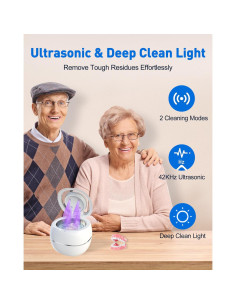 Limpiador Ultrasónico de Dentaduras NARELECT 180ml Blanco 2